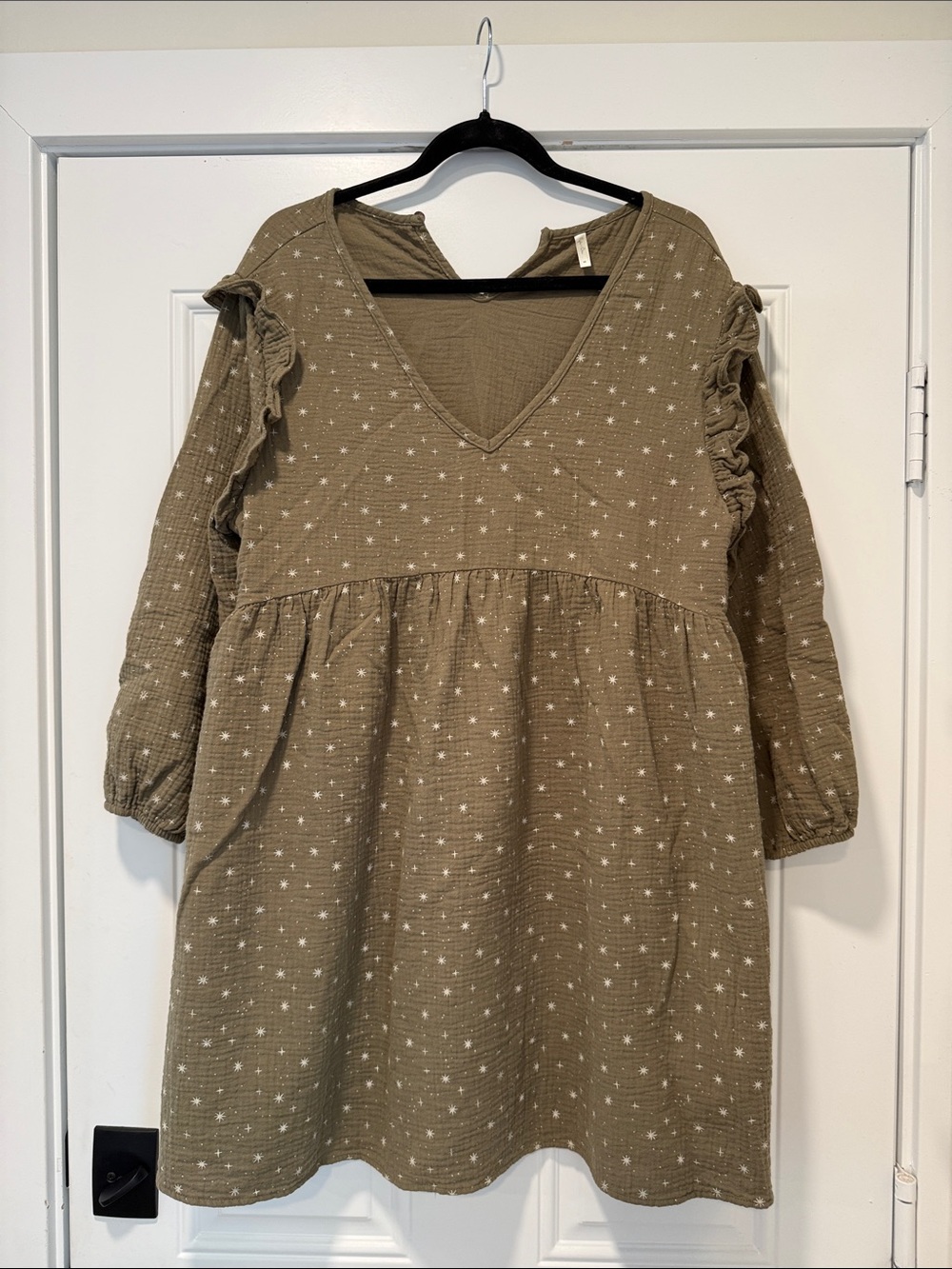 Rylee + Cru Olive Stars Women’s Mini Dress